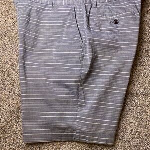 Men's Dockers Gray Striped Shorts